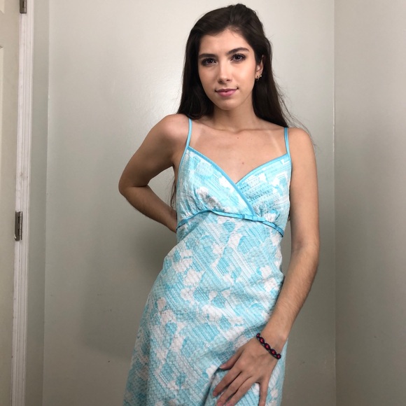 Y2K GIRLY BLUE DRESS - Picture 2 of 6